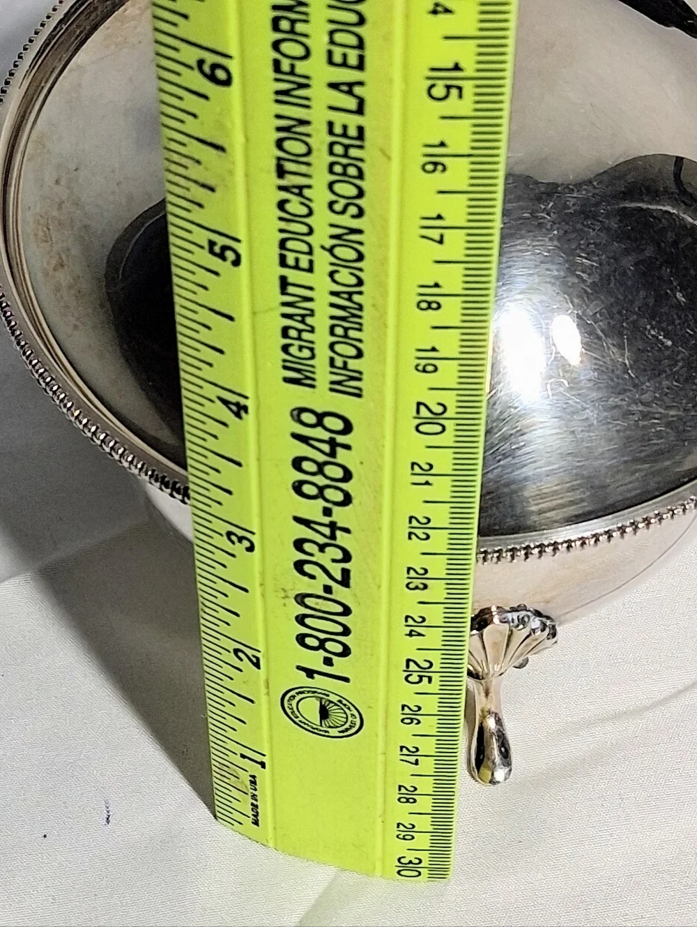 Cavendish E.P. Copper Vintage Covered Serving Bowl/Sugar Bowl with Knob and Feet - Picture 10 of 12